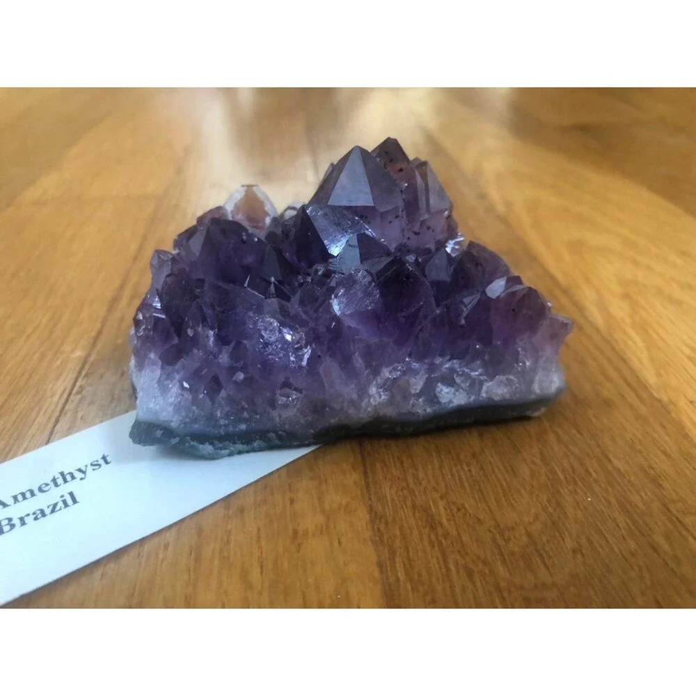Sparkling amethyst crystal from Brazil